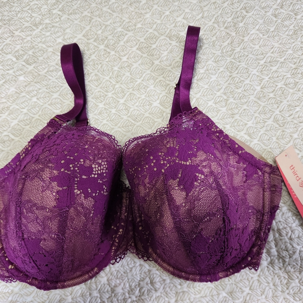 ThirdLove Women's Lace Bra - MAGENTA